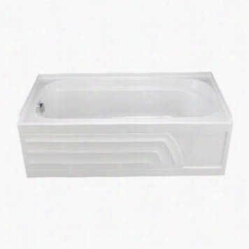 American Standard 2740.218 Colony  5' X 30"" Whirlpool With Hydro Massage System I And Integral Apron (l Outlet)