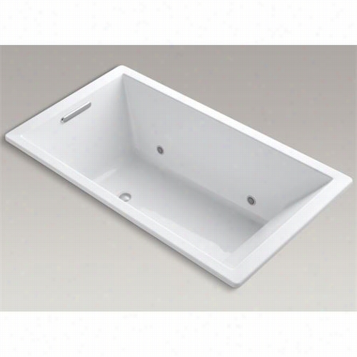 Kohler K-1173-vbcw Undrscore 66"&;quot; X 36"" Drop-in Vibracoustic Bath Tub With Bask Heated Surface And Chdomatherapy