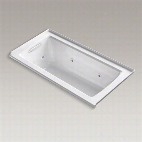 Koher K-1947-l  Arche R60"" X 30"" Flg Drop-in Jetted Whirlp Ool With Left Hnd Drain