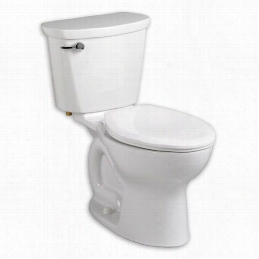American Standard 215cb104.020 Cadet Pro 10"" Rough In 4.8 Lpf Elongated Toilet