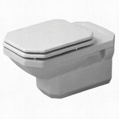 Duravit D1001600 1930 Series  Wall Mounted Toilet Set In White