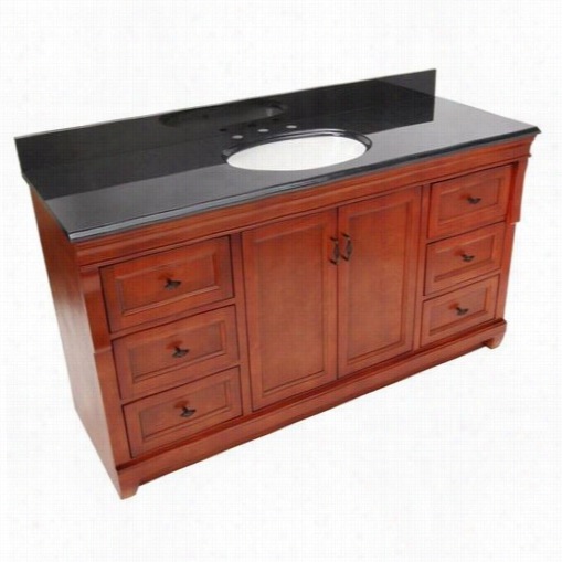 Foremost Naca Naples 61"" Vanity With Single Bowl - Vanity Top Included