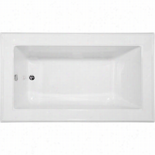 Hydro Systems Ane72442aw P Angel 72""l Acrrylic Tub Upon  Whirlpool Systems And Drain On The End