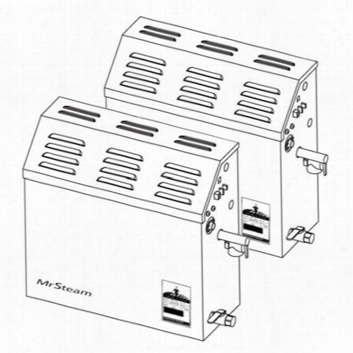 Mr. Steam Tseambaths Ms-super-6e Super Series Stainless Steel Residential Generaator, 30kw