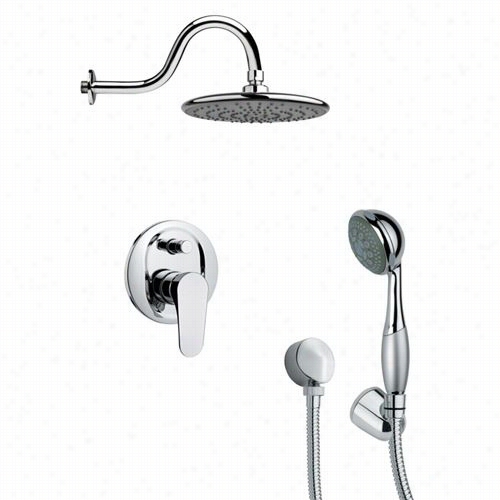 Remerr By Nameek's Sfh6073 Orsino 2-3/5"" Shower Faucet Ih Chrome With Hand Shower  And 6""h Diverter