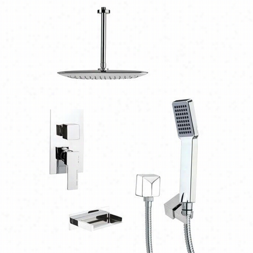 Remer By Nameek's Tsh4o19 Tyga Co Ntemporary Square Shower System Inn Chrome