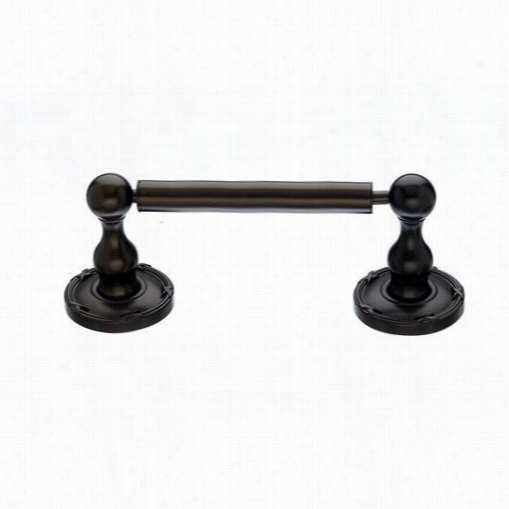 Top Knob Ed3orbe Edwardian Bath Tisse Holder With Ribbon Backplat In Okl Rubbed Bronze