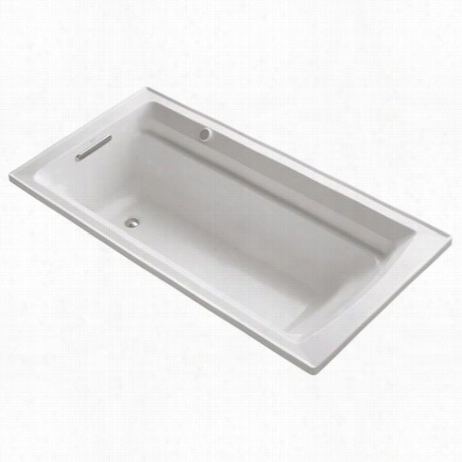 Kohler K-1124-gw Archer 72"" X 36"" ; Drlp In Bath With Reversible Drain