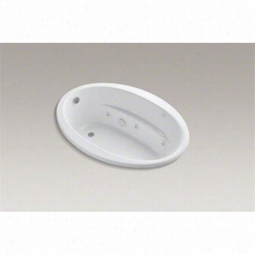 Kohler K-1162-s1hb Sunward 60"&uqot; X 42"" Drop In Oval Whirlpool Bath With  Custo Npump Location And Heater