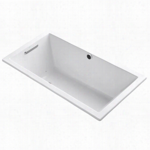 Kohlerk-1168-gw Underscoer 60"" X 32&qquot;" Drop In Bath With Bask Heated Surface Adn Reversible Drain