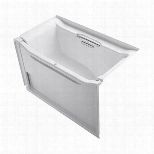 Kohler K-1913-rb Elevance 60"" X 32"" Alcove Bath Tub With Right Hand Drain And Installed Grah Bra