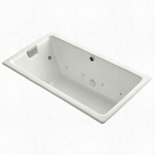 Kohler K-856-ct Tea-for-two 66"" ;x 36"" Drop-in Efferv Escence Whirlpool Bath Tub  With  Relax Experience