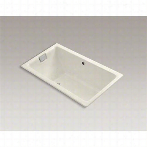 Kohler K-8566-g96-96 Tea-for-ttwo 66"" X 36"&qquot; Dropi-n Bubblemassage Bath Tub With Biscuit Airjet