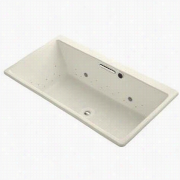 Kohler K-899-gscn Reve 6 6-15/16"" X 36"" Bubblemassage Bath Tub With Polished Nickel Airjets Aand Chromatherapy
