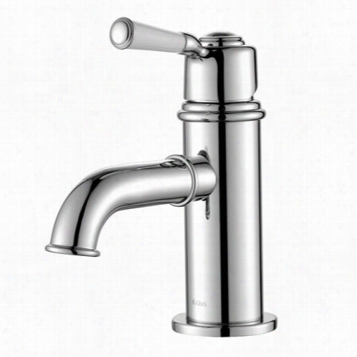 Kraus Kef-15601 Solinder Single Lever Basin Bathroom Faucet