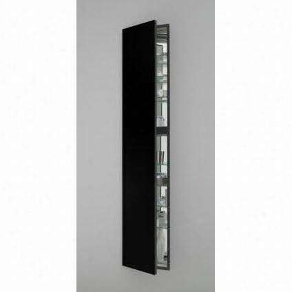 Robern Mf16d8f20rem S Eries 15-1/4quot;"w X 8""d Single Door Right Hinged Cabinet In Black Withh Electric