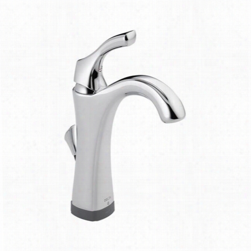 Delta 592t-dst Addison Single Touch Lavatory Faucet With Touch2o.xt Technology In Chrome