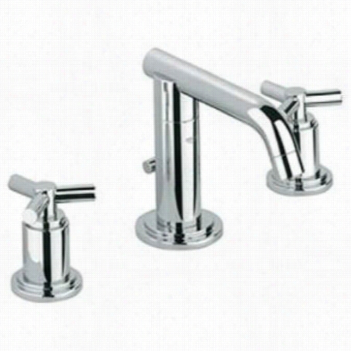 Grohe 20072-18026 Atrio Low Spout Widespread Bathroom Faucet With Trio Spoke Hanndles