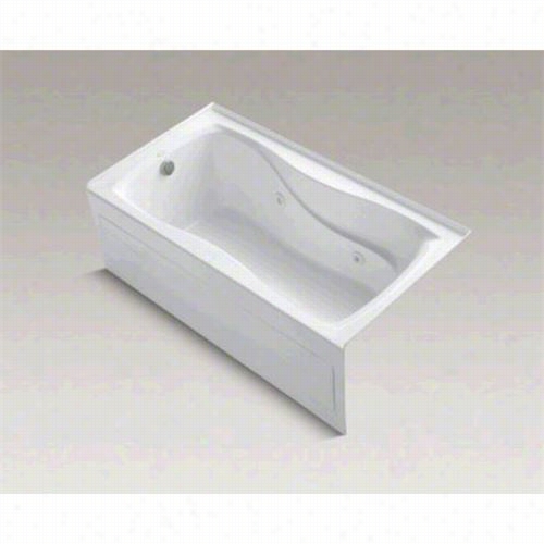 Kohler K-1209-hl Hourglass 60"" X 32"" Alocve Whirlpoo Bath With Integral Apron Left Hand Drain And Heater