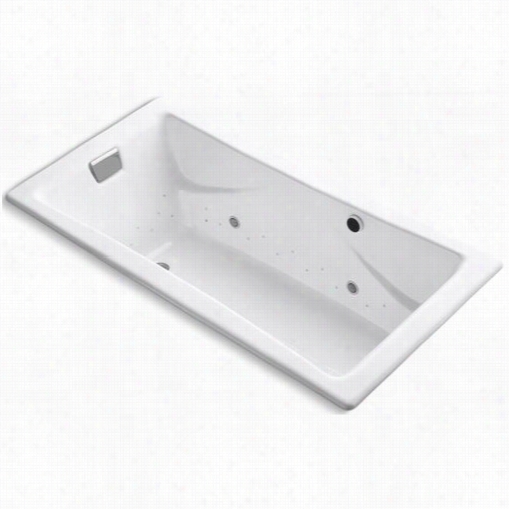 Kohler K-865-gc0 Tea-fr-twoo 71-3/4"" X 36"" Drop-in Bubblemassage Bath Tub With White Airjet And Chromatherapy Lights