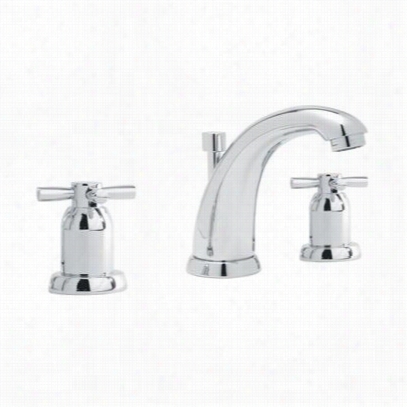 Rohl U.3861x Perrin And R Owe 3-holle Modifiedc-spout Lavatory Faucet With  Cross Handles
