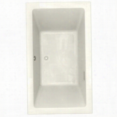 Amercan Standard 2943.068ck2.222 Studio Evercleean Air Drop-in Tub In Linen Wit Chromatherapy