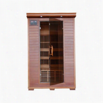 Heatwave Sauna Sa1309 Yukon 2 Person Cedar Heatwave Infrared Squna With Carbon Heaters