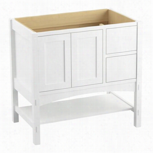 Kohler 99556-r Maraobu 36"" 2 Doors And 2 Drawers On Right Vanity Cabinet Only