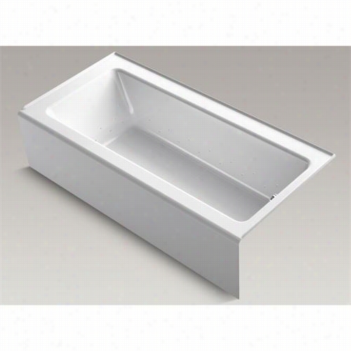 Kohler K-860-gcp Bellwether Bubblemassage 66"" X 32"" Righthand Drain Bath With Polished Chrome Airjet Trim