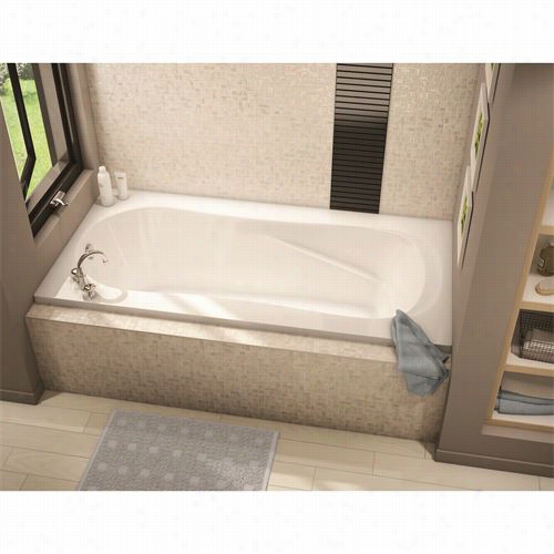 Peral 103574-r-103 71-3/4"&quuot;  42"" X 20"" Cs 06 Ns Aeroffect Bath Tubwith Rght Hand Tiling Flange And Air Push Control