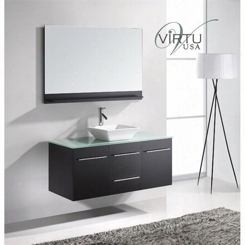Virtu Usa Ms-420-g-es Marsala 48"" Bathroom Vanity In Esppresso - Vanity Top Included