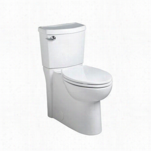 American Standard 2989.101.020 Cadet Elongated Closed Front Everclean Toilet In Whire With Conceaaled Flowise Trapway Anx 12";" R Ough