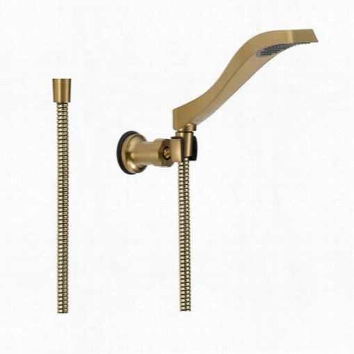 Delta 55051-cz D Ryden 1 Function Hand Shower Wall Mounted In Champagne Bronze
