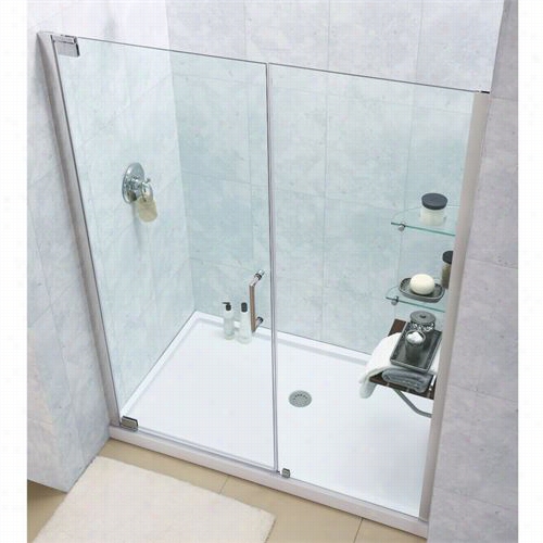 Drreamline Dl-6204c Elegance 32"" X 60"" Center Make Dry Single Threshold Base Shower Package