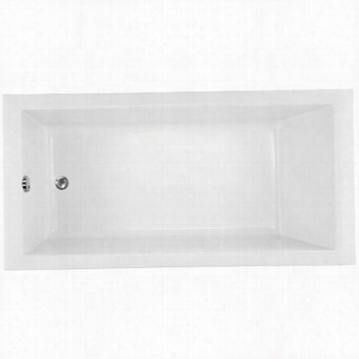 Hydro Systems Lac6630awp Lacey 68 Gallons Acrylic Tub Through  Whirlpool Systems