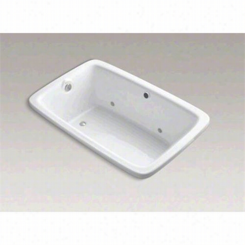 Kohler K-1158-gcr Bancroft 66"" X 42"" Drop-in Bubblemassage Bath Tub With Heater And Chromatherapy