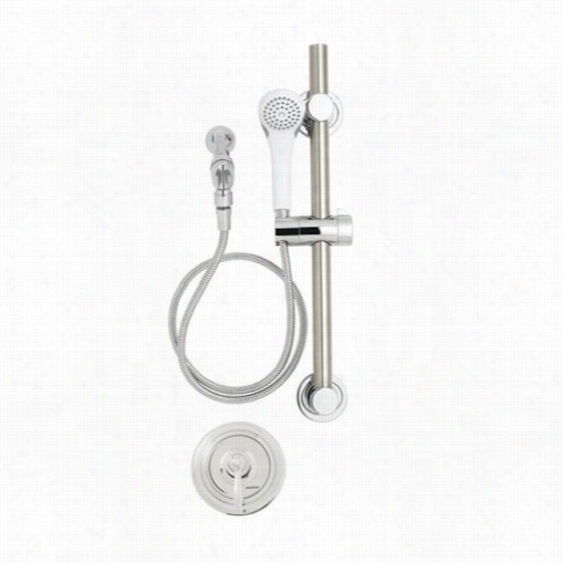 Speakman Sm-5080-adaa Sentinelpro Anti-scald Thermostatic Pressure Balanced Handicap  Shower With Vs-100-af Handshower And Slide Bar