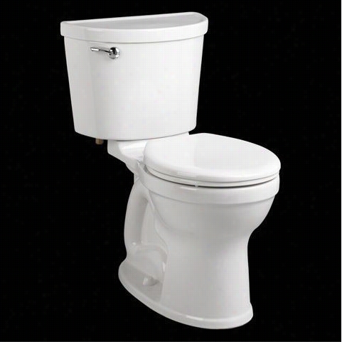 American Standard 211ca105.020 Championp Roe Longated 1.8 Gpf Toilet In Whitee With Right Trip Lever Placement
