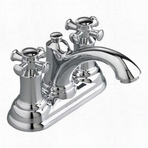 American Standard 7415.221.002 Portsmouth 2 Cross Handle Center5et Bathroom Faucet In Burnished Chrome