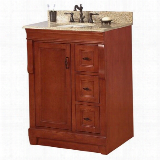 Foremost Naca Naples 25"" Right Drawers Vanity -  Vanity Top Included