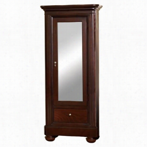 Kaco International 893-0032 Mount Vernon Linen Cabinet In Merlot Sherwin Williams