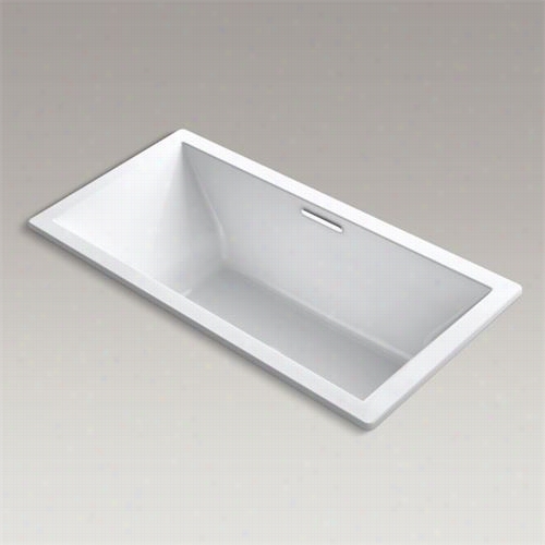 Kohler K-1835-vbw Underscore 73"" X 36"" Drop-in Vibracosutic Bath Tub With  Bask Heated Surface