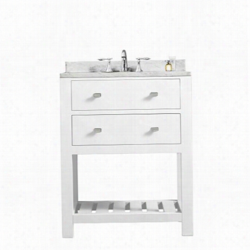 Water Creation Madalyn-24 Mwdaln 24"&" Solid Wite Single Sink Bathroom Vanity - Vanity Outgo Included