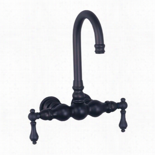 Elizabethan Classic Ectw57 Double Handle Claw F0ot Tub Faucet Without Hand Shower