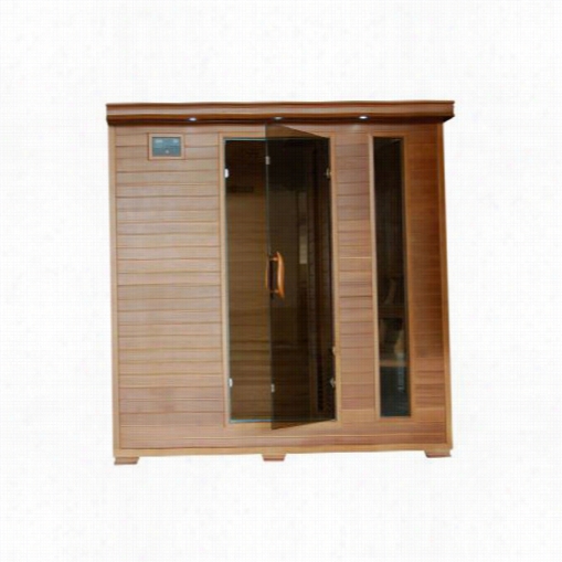 Heatwave Sauna Sa1323 Grsat Bear 6 Person Cedar Heatwave Infrared Sauna