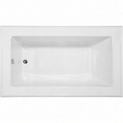 Hydro Systems Ae7242aco Angel 72""l Accrylic Tub With Combo  Systems And Drain On The End