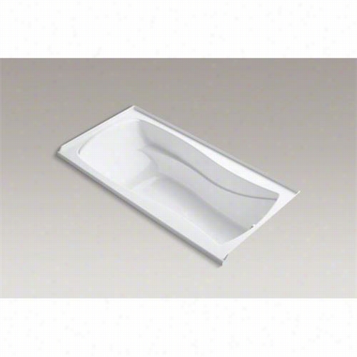 Kohler K-1257-grw Mariposa 72"" X 36"" Three Sided Integral Flange Bath With Right Hand Draiin And Bask Heated Surface