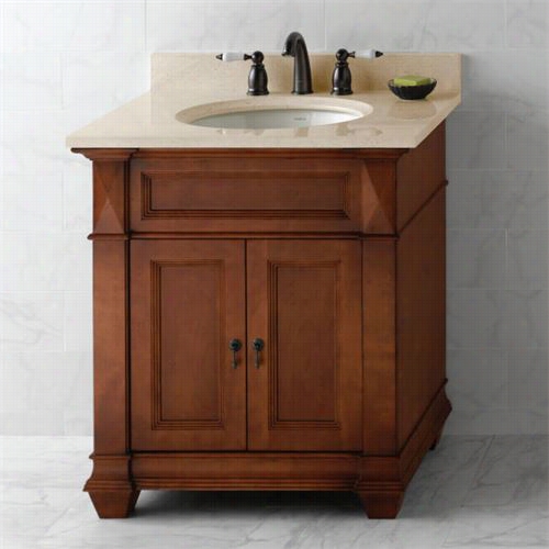 Ronbow 062830 Torino 30"" Vanity Cabinet With Double Forest Doors And Shoal Inside