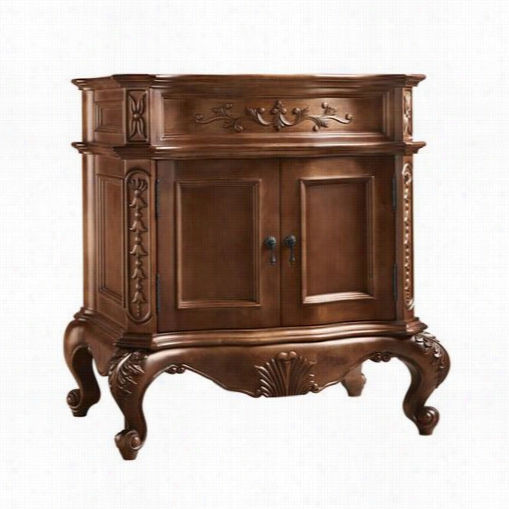 Ronbow 072930-f11 Bordeaux 30"" Antique Sttyle Vaniity Cabinet In Colonial Chrry
