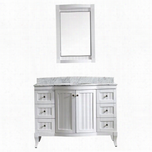 Vinnova 717048 Verona 48"" Vanity With Mirror -vanity Top  Included